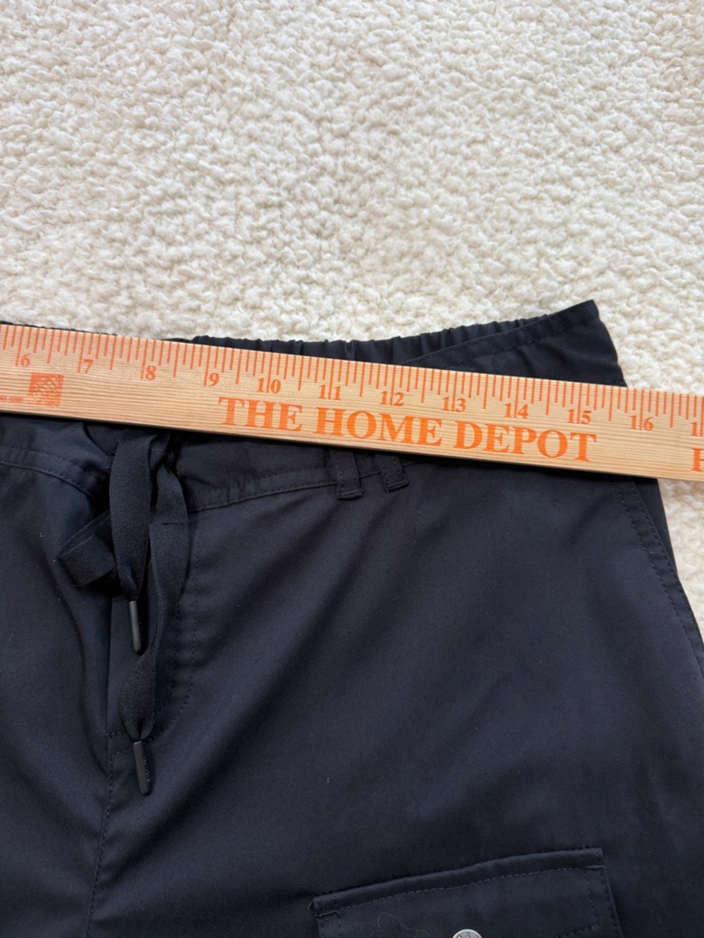 ADAR Black Women's Scrub Set - Top & Pants - Picture 10 of 12